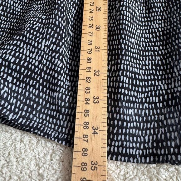 Pinch Dress Womens Size large chiffon tiered ruffle sheer long sleeve mini Smock - Picture 8 of 12